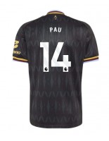 Aston Villa Pau Torres #14 Venkovní Dres 2026-27 Krátký Rukáv